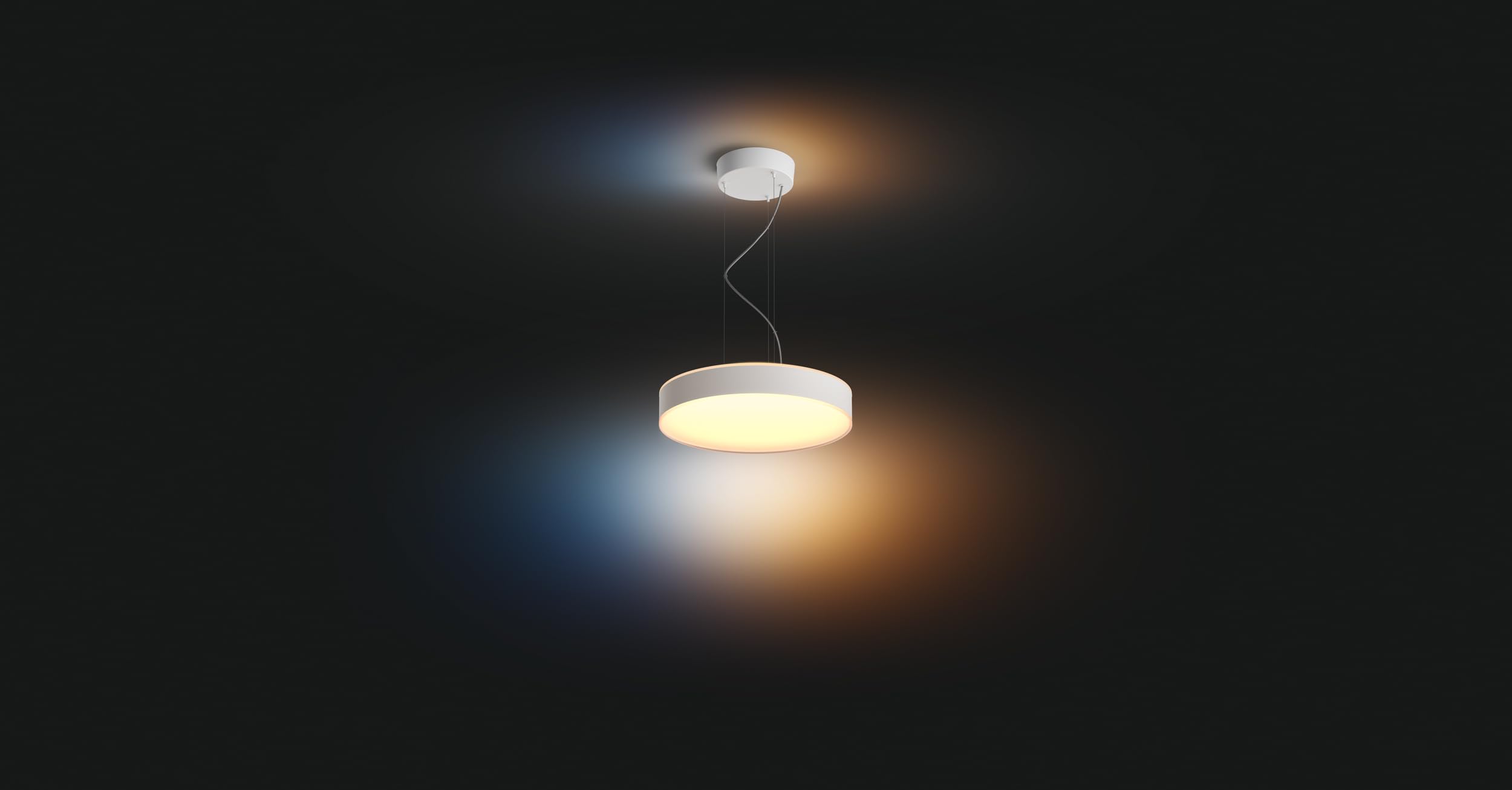Philips Hue White ambiance Lampa wisząca Enrave 1x35W (biała), wiele odcieni bieli, możliwość przyciemniania, inteligentne oświetlenie