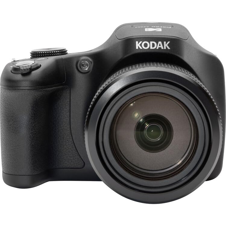 Image of Kodak PIXPRO AZ653 Digital Camera (Black), 20MP Digital Camera Pro Bundle | | 65x Zoom, Telephoto Lens, Optical Image Stabilization for Travel, Wildlife Photography + 64GB Card, Photo Software + More