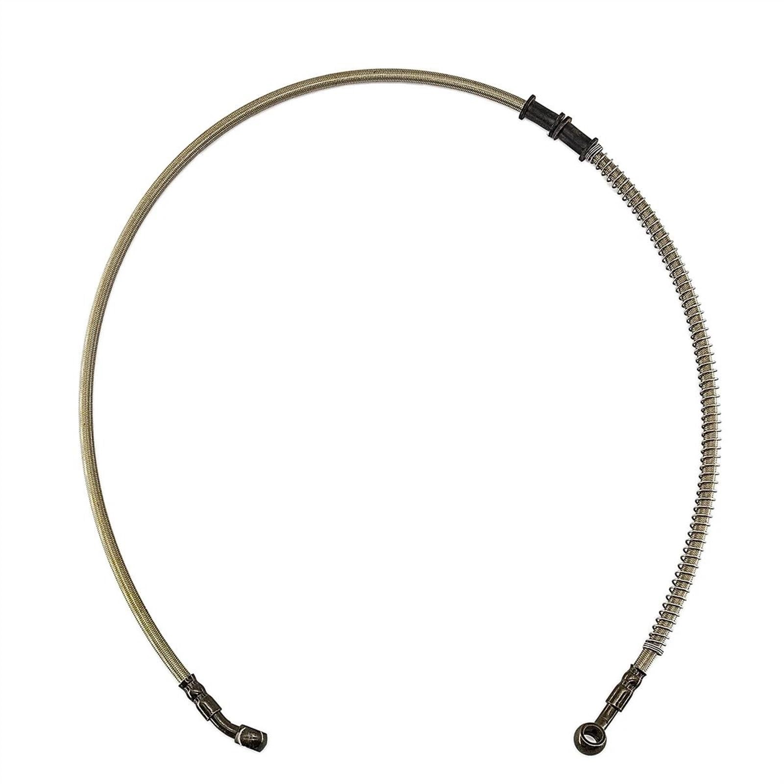 Ksxzw Brass Motorbike Part Universal Motorbike 500Mm Motorcycle Braided Brake Hose Line Steel Cable Hydraulic Pipe