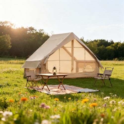 Carpa Inflable para Camping 4-6 Personas con Bomba Manual miniatura 1