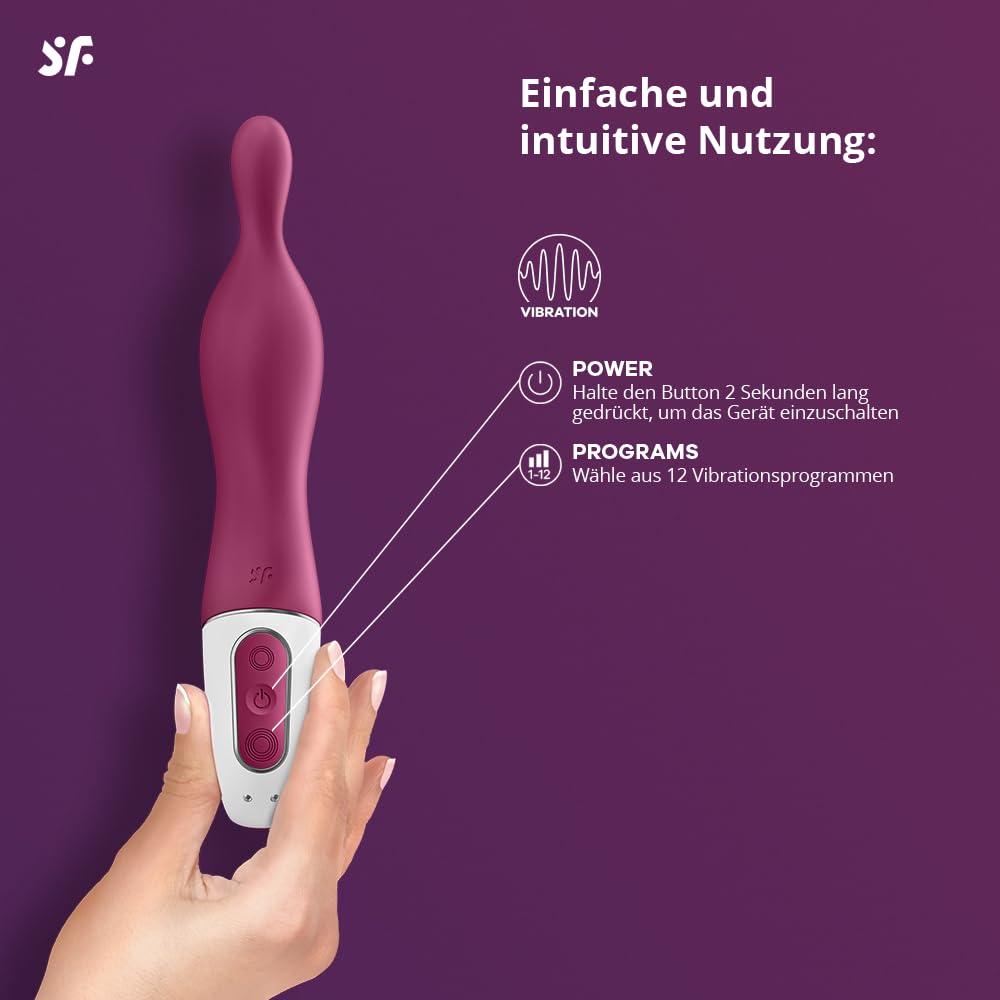 a-punkt vibrator Satisfyer A-Mazing 1 – A-Punkt-Vibrator, 21,5 Cm, Wasserdicht IPX7 Massagen  Gerät main image 1