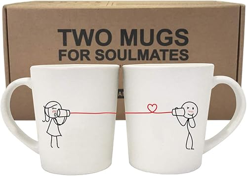 BOLDLOFT - Tazas de cafĂ© para Ă©l y ella regalo para novia regalo de esposa tazas para pareja para Ă©l y ella regalo de San ValentĂn para ella BOLDLOFT - Tazas de cafĂ© para Ă©l y ella regalo para novia regalo de esposa tazas para pareja para Ă©l y ella regalo de San ValentĂn para ella