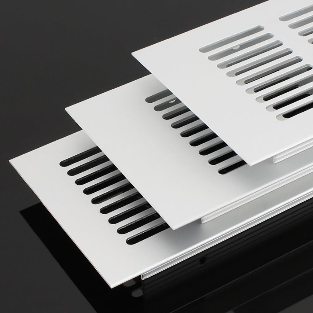 Lüftungsgitterabdeckung, Lüftungsgitter aus Aluminiumlegierung, 2 Stück(150x225mm)