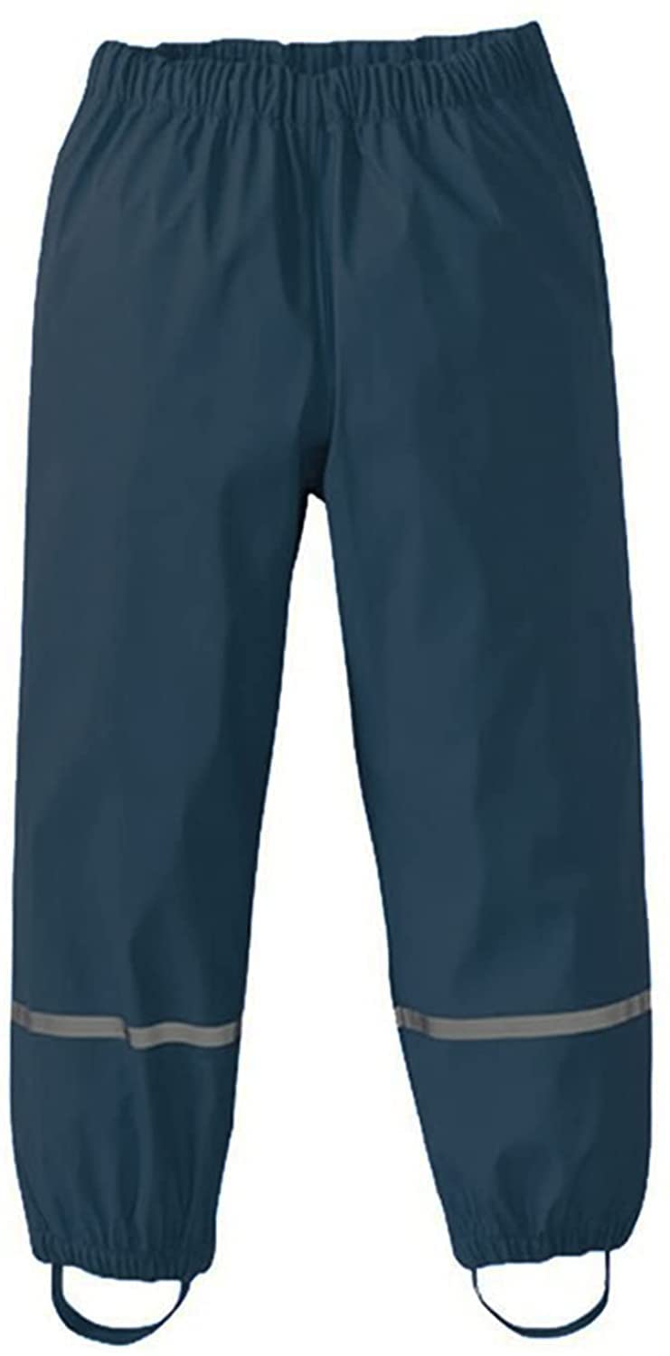 Chedin Pantalon de Pluie Unisexe pour Enfant - Imperméable, Coupe-Vent et Respirant - Non Doublé pour Fille et Garçon (98, Rose)