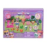 Disney Jr. SuperKitties Kittydale Figure Set with Accessories, 15-Pieces, Collectible Figurines, Amazon Exclusive, Toy for Fans, Girls, Kids, Ages 3 and Up by Just Play