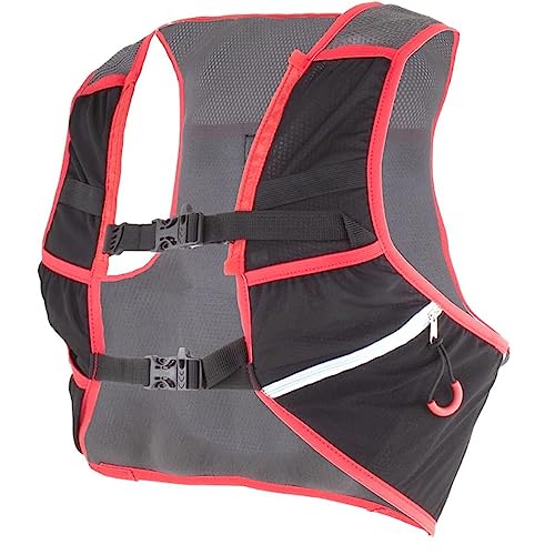 Chaleco Joluvi Ultralight Pro en color rojo y negro para running