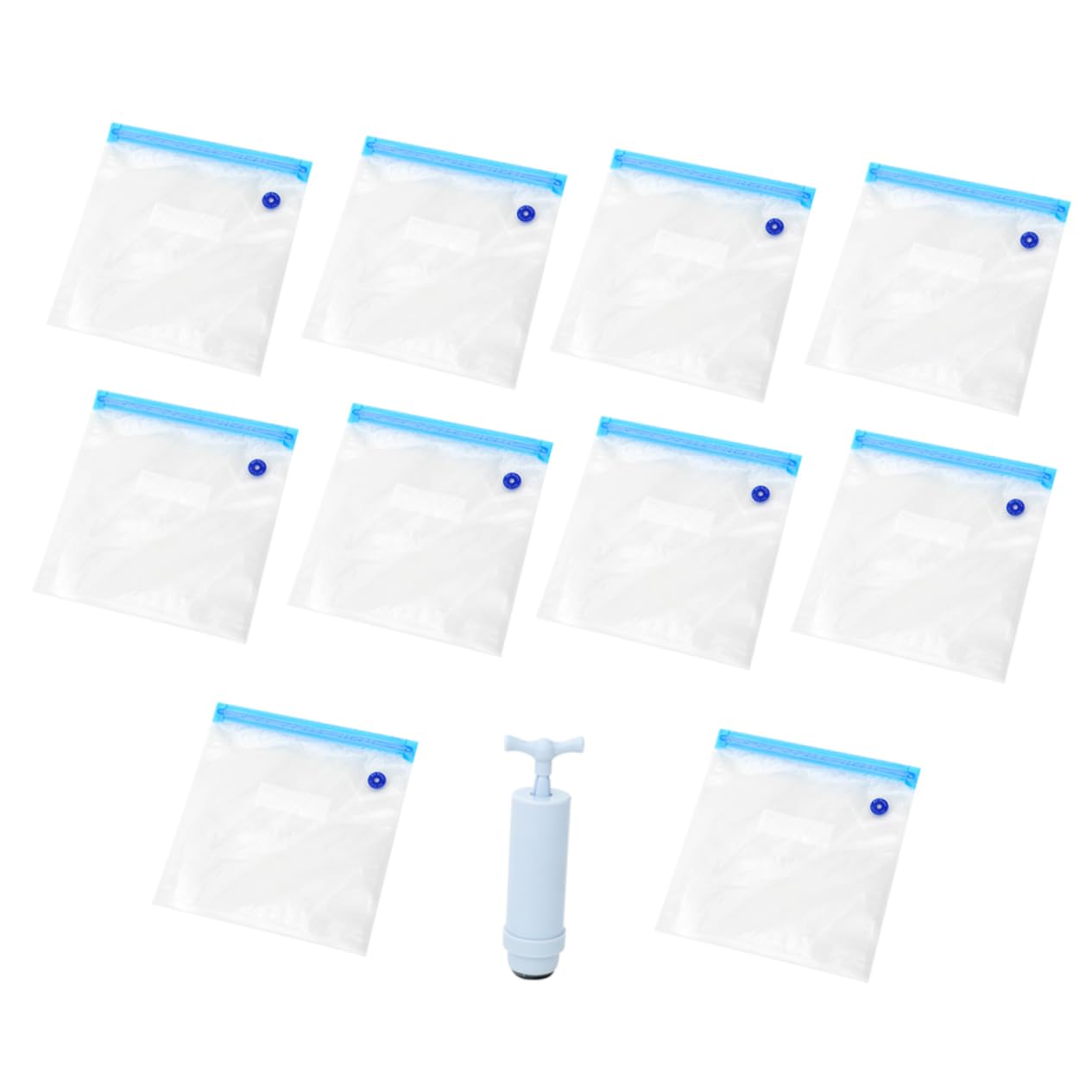Alipis Food Vacuum Sealer Bag 11pcs Reusable Food Storage Bags No Odor Thicken Design