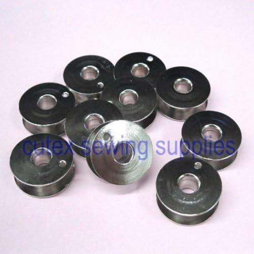 CutexBrand Metal Bobbins #4011770 For Husqvarna Viking Sewing Machine - Pack of 10