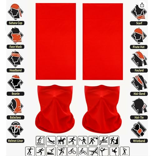 Image of Neck Gaiter Masks Tube Scarf,Seamless Bandanas Buffs Gators,Ourdoor Face Mask Face Covering Multi Headwear