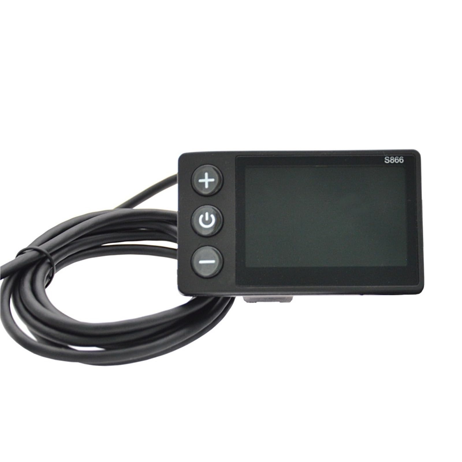 Pantalla para Ebike, Kit De Controlador Onda Sinusoidal S866 con Pantalla LCD, Conjunto Conversión Motor