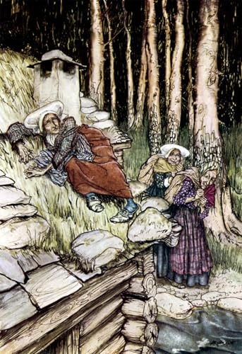 Cuadro de lienzo de 60x90cm con la famosa ilustración Peer Gynt de Arthur Rackham