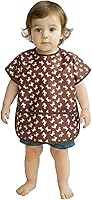 Vista 11 de Plie Short Sleeve Waterproof Bib for Toddlers – Easy Clean Feeding Apron for Mealtime, Daycare, Self-Feeding, Lightweight
