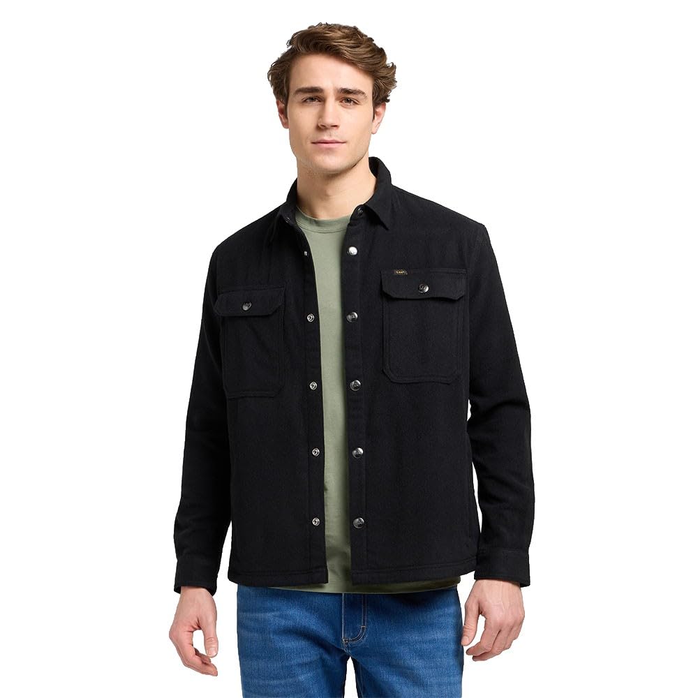 Lee Relaxed Overshirt, Unionall Black, XL