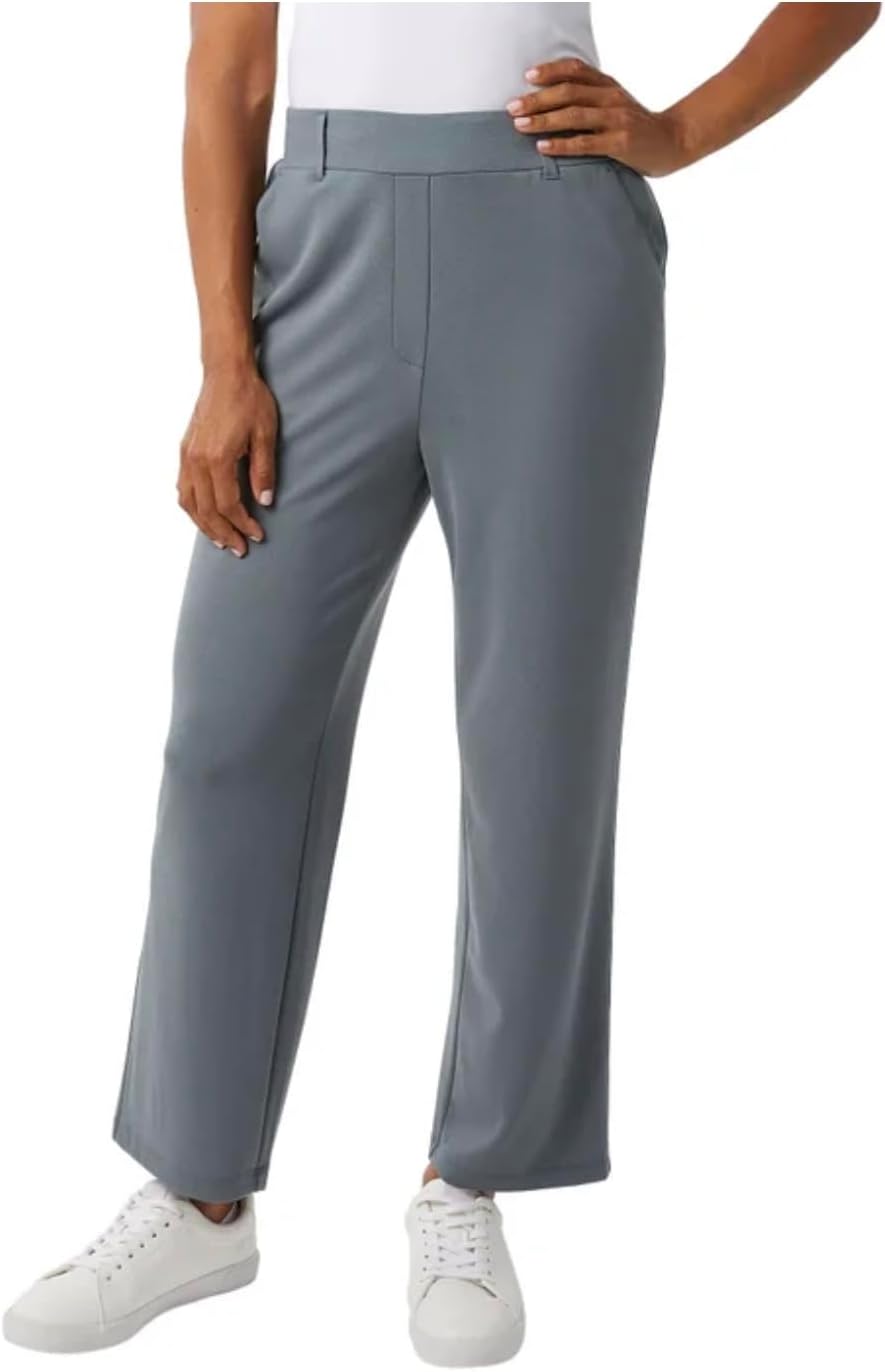 32 Degrees Cool Women's Stretch Twill Pull On Pant with Pockets