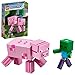 Lego 21157 Minecraft BigFig świnka z Zombiebaby, zabawka dla dzieci od 7 lat, budowane figurki