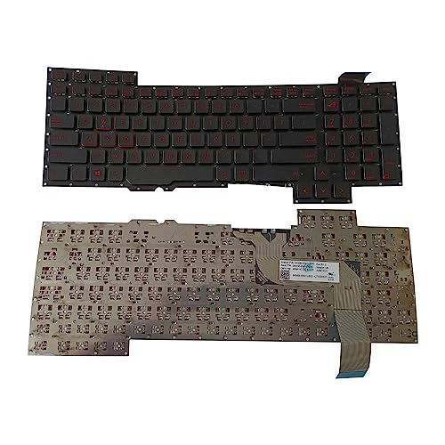 Clavier d'ordinateur portable de rechange pour réparer un ROG G751JY défectueux