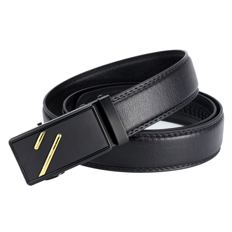 JSEIAJB Men's Belt Automatic Buckle Men's Business Belt3