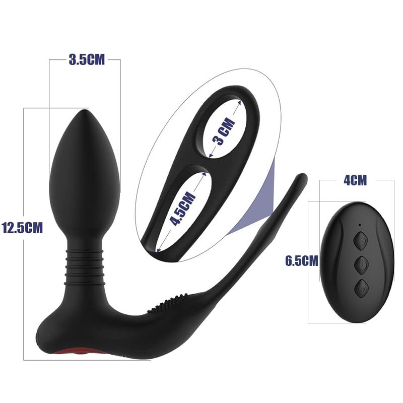 Prostate Massager Man Gôdé 10 Vibration Modes & Telescopic, Plùg for Pleasure, Woman, Sextoys for Women, Nalé Plüg Vîbrânt Stimulating Prostate Massager