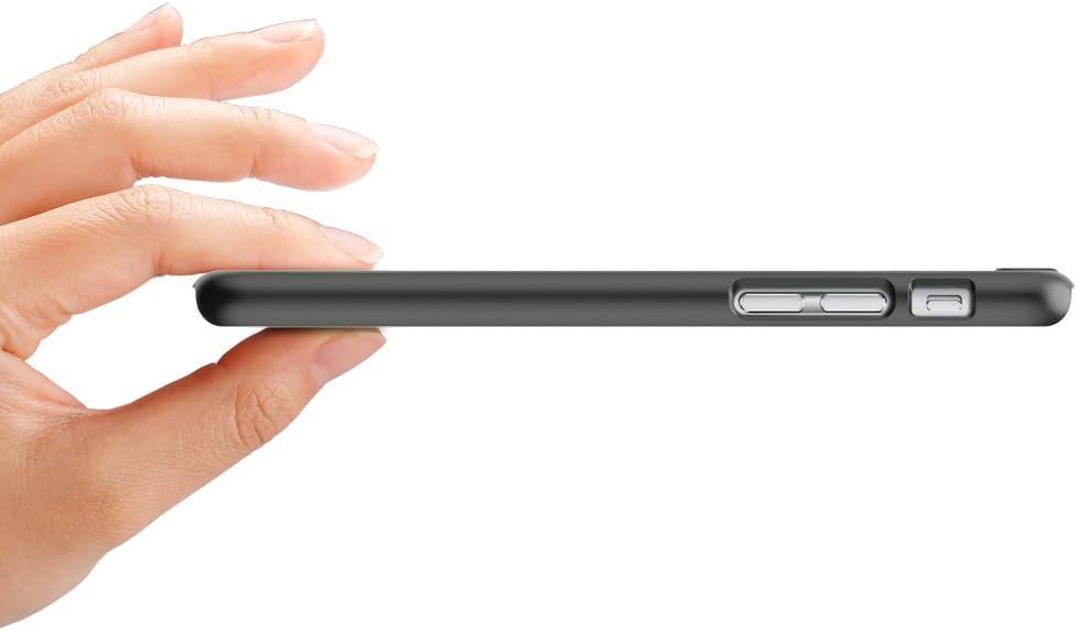 Spigen Thin Fit A iPhone 6 Case with Premium SM Coated Matte Hard Case with Logo Cutout for iPhone 6S / iPhone 6 - Gunmetal