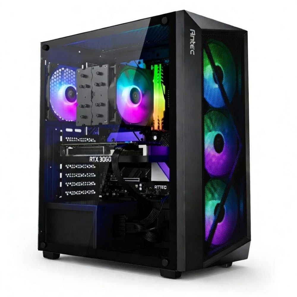 PC GAMING COMET – AMD Ryzen 5 4500 – Nvidia GeForce RTX 3060 12 GB – 32 GB DDR4 RAM – SSD 256 GB – Windows 11 Pro – Mid Tower