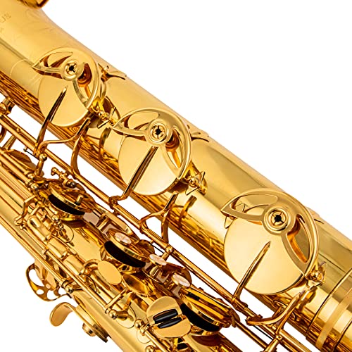 Aurosus Bsa-G6 Low A Baritone Saxophone Low A To High F# Lacquered Brass With Hand Unique, Engraved Bell Lightweight Case With Wheels #TOP6