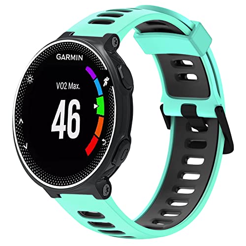 SITAFU Correa para Garmin Forerunner 735XT,Correa de Reemplazo para Forerunner 235   Banda de Reloj Silicona Suave Sports Pulsera de Repuesto Compatible Garmin Forerunner 235/735XT/220/230/620