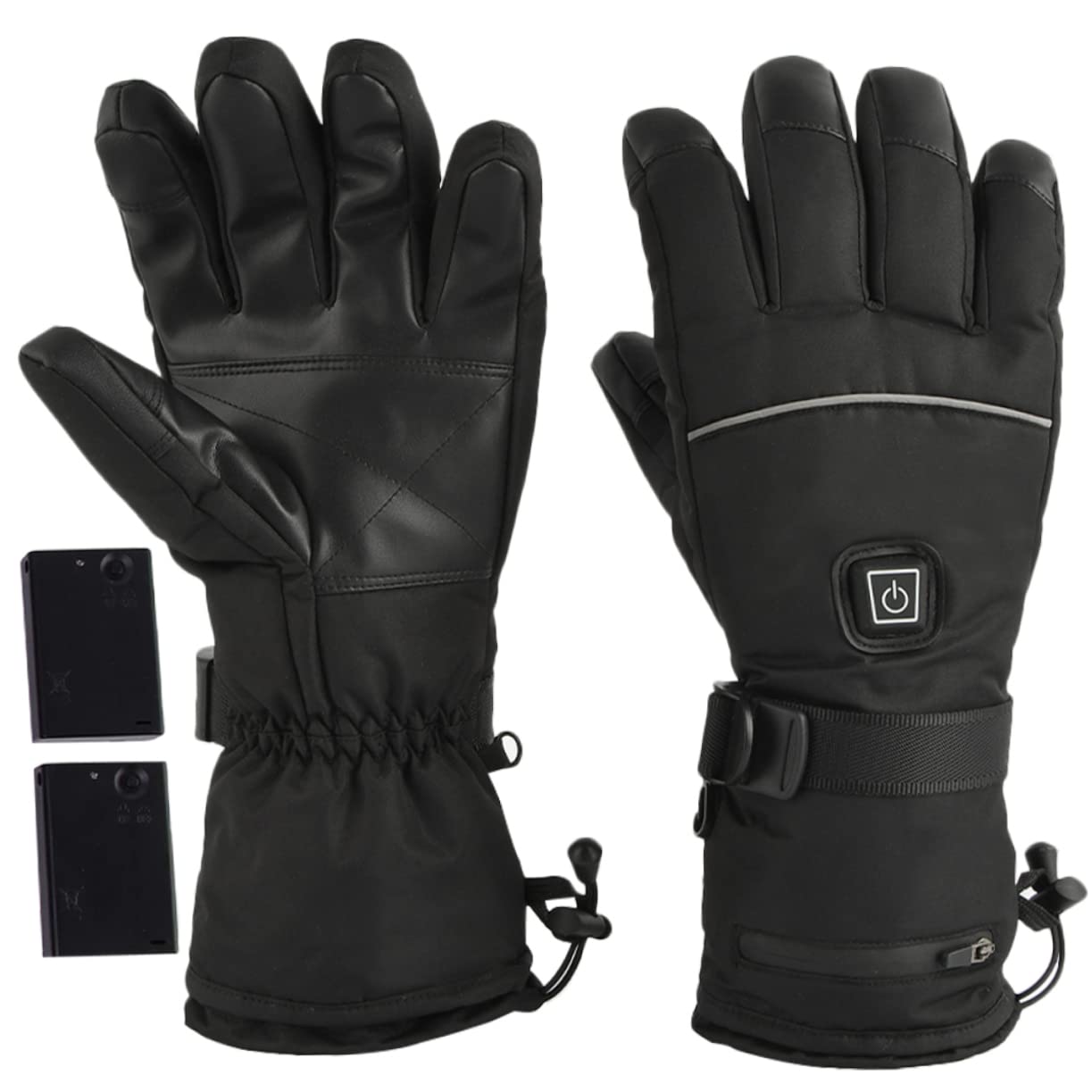 HANABASS 3 Pairs Hand Warmer Gloves Rechargeable Thermal Gloves for Men Women Winter Motorcycle Skiing