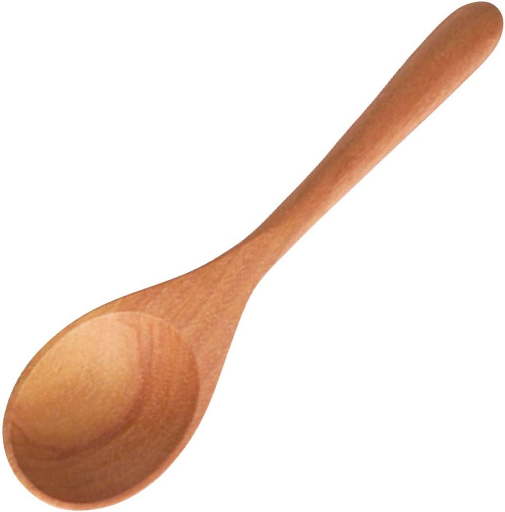 山下工芸(Yamashita kogei) Yamasita Craft 11613170 Wood Cutlery Soup Spoon, Made in Indonesia, 6.4 x 1.6 inches (16.2 x 4 cm)