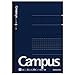 KOKUYO Campus Pre-Dotted Notebook, A5-dotted 6 mm Rule - 30 Lines X 50 Sheets - 100 Pages, Pack of 3 Dark Blue