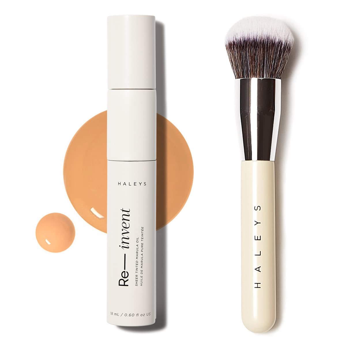 HALEYS Skin Tint Set Medium Tan Neutral Re-invent Sheer Tinted Marula Oil Skin Tint Tinted BB Moisturizer Face