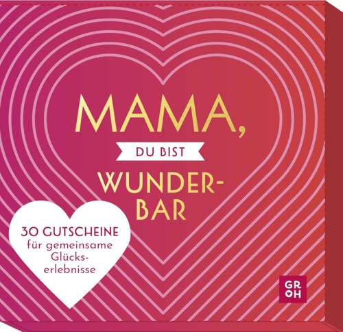 Mama, du bist wunderbar: 30 Gutscheine für gemeinsame Glückserlebnisse | Originelle Gutschein-Ideen für Aktivitäten wie Fotoshooting, Buchclub, Basteln, Kochen, Backen usw. Mama, du bist wunderbar: 30 Gutscheine für gemeinsame Glückserlebnisse | Originelle Gutschein-Ideen für Aktivitäten wie Fotoshooting, Buchclub, Basteln, Kochen, Backen usw.