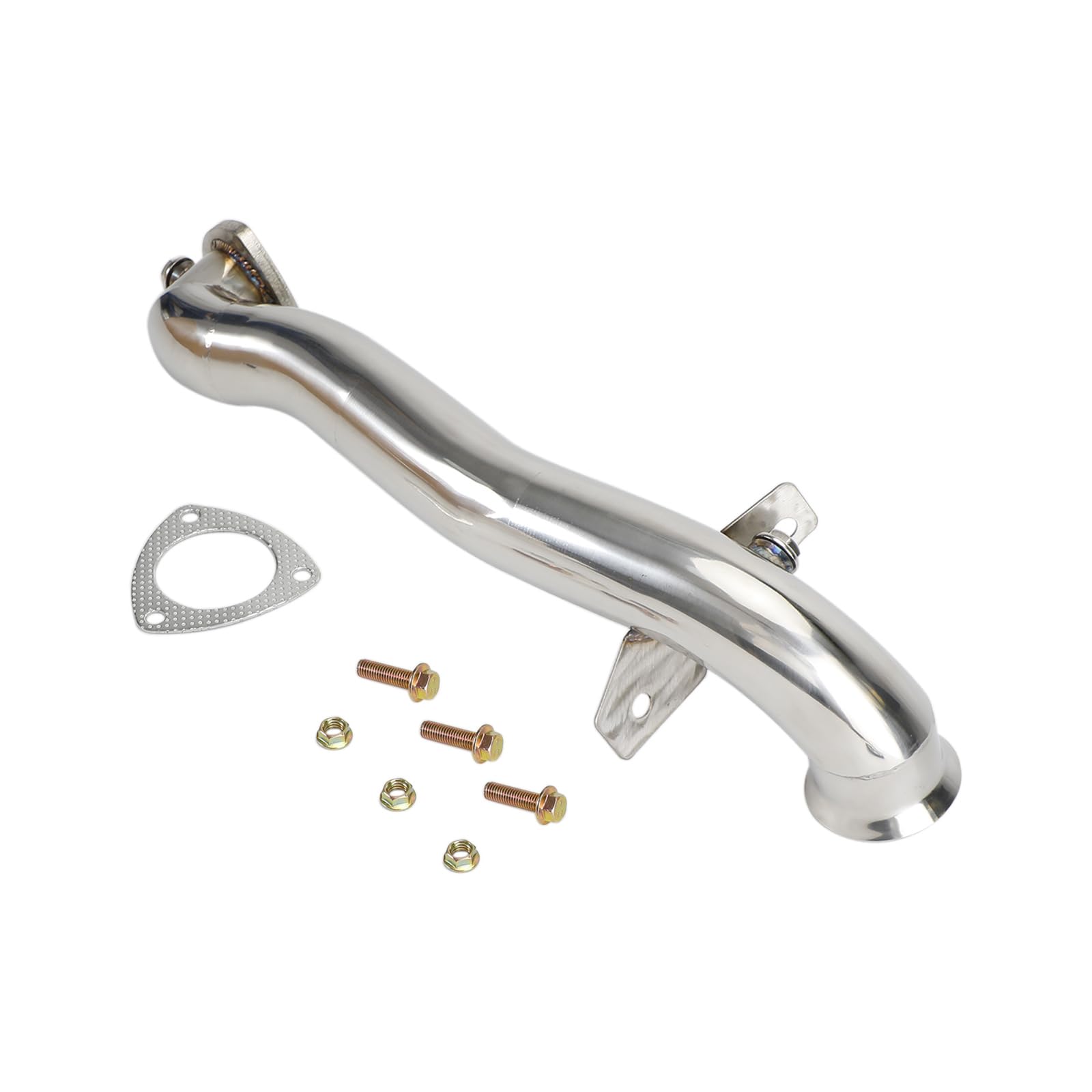 2.5" Exhaust Catless DownPipe with Gaskets Convient pour Mini Cooper S R55-R61 1.6 Turbo 2007-2016