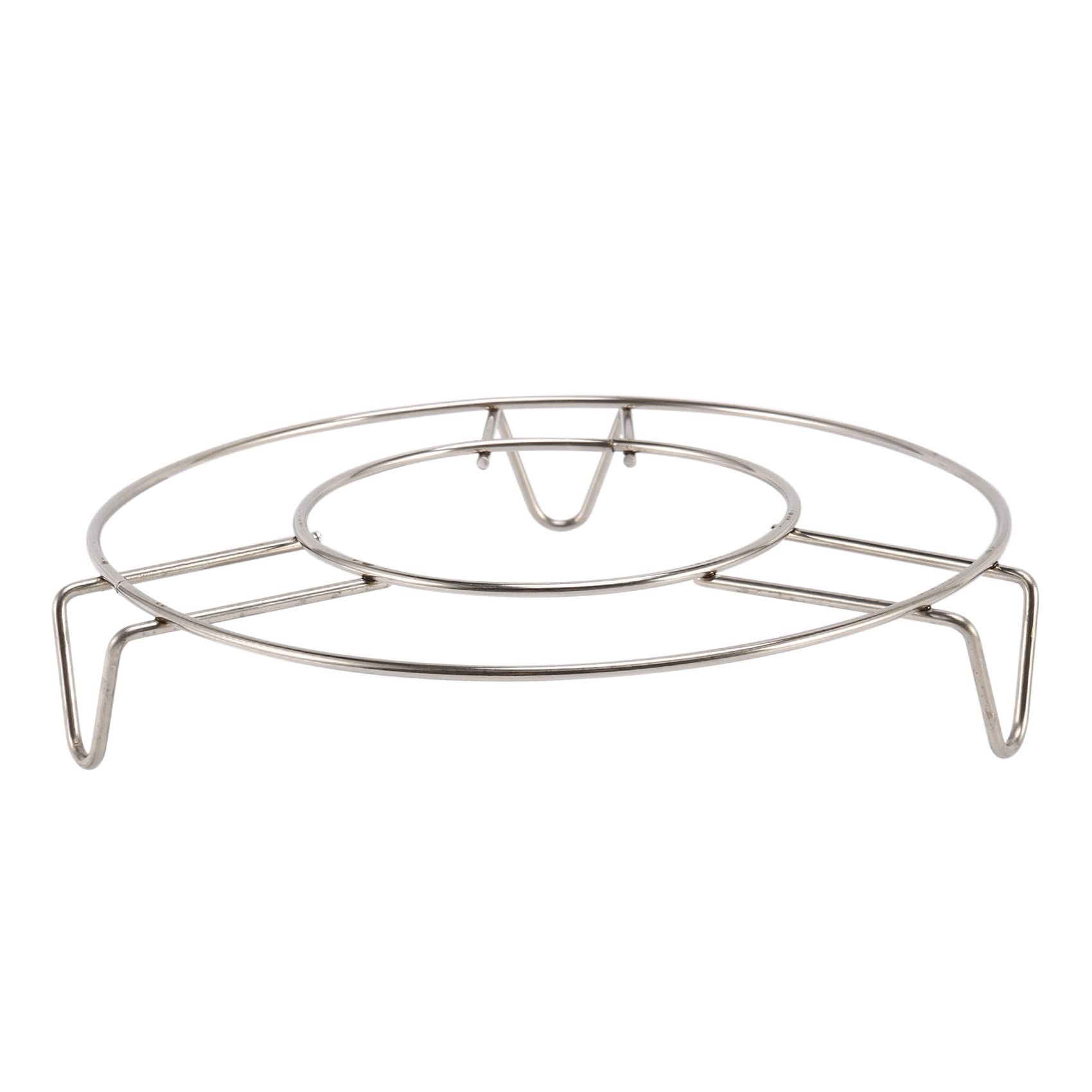 Huhudyy Stainless Steel Round Steamer Steam Rack Kitchen Cooking 6 Dia