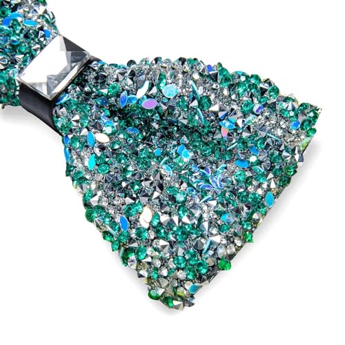 Pajarita con Lentejuelas y Diamantes de Imitación Ajustable miniatura 5