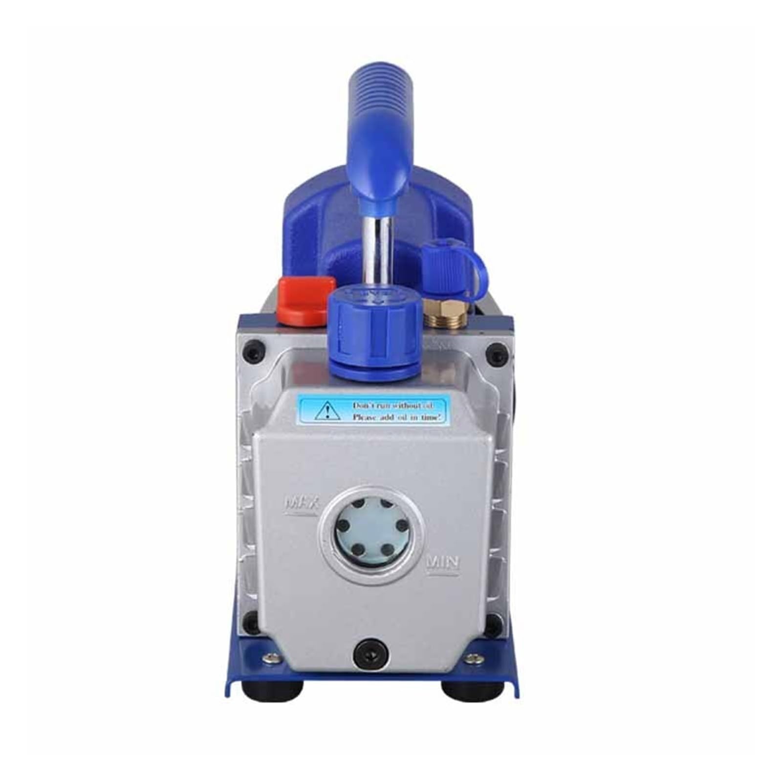 Bomba de vacío de refrigeración de 1 etapa con/sin manómetro de colector, 1 L/3 CFM, 200 W, refrigerante, aire acondicionado, mantenimiento de HVAC. Para camión y barco