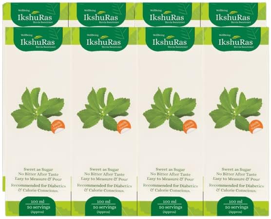 WellBeign IkshuRas - Stevia Sweetener (100 ml 8 Units)