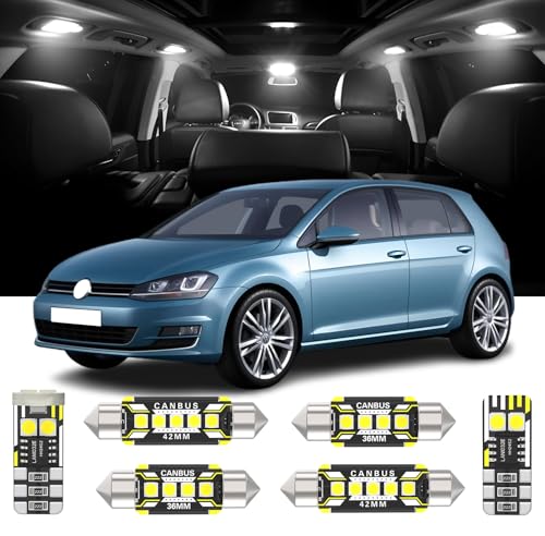 Kit de 13 Luces LED Interiores para Volkswagen Golf 6 7 2008-2017 miniatura 1