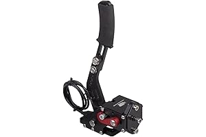 CNRAQR PC Racing Game USB Handbrake for 16Bit SIM for Racing Games