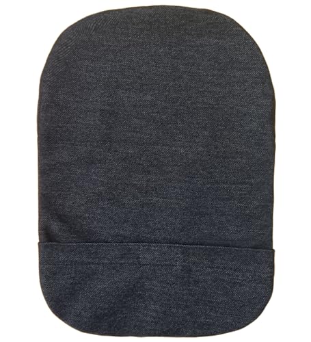 Kaiteky Stretchy Deodorizing Ostomy Pouch Cover D with Cord Stopper (XL, Denim Style)