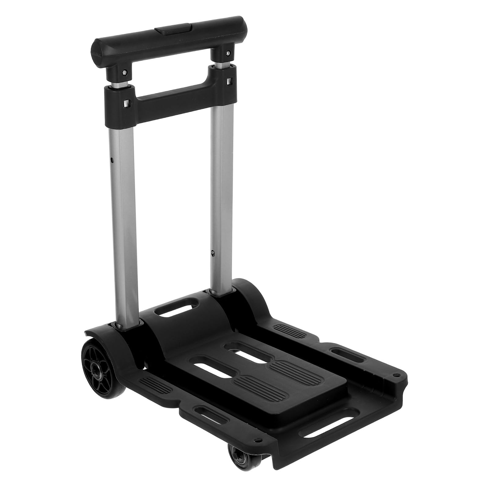 Carro de transporte plegable con ruedas giratorias, carrito pequeño para comestibles y alimentos, ahorra espacio, multifuncional, material resistente