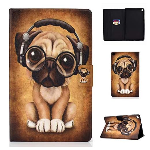 Acelive Funda para Huawei Mediapad M5 Lite 10 10.1 Tablet con Soporte Fnción y Auto Sueño/Estela