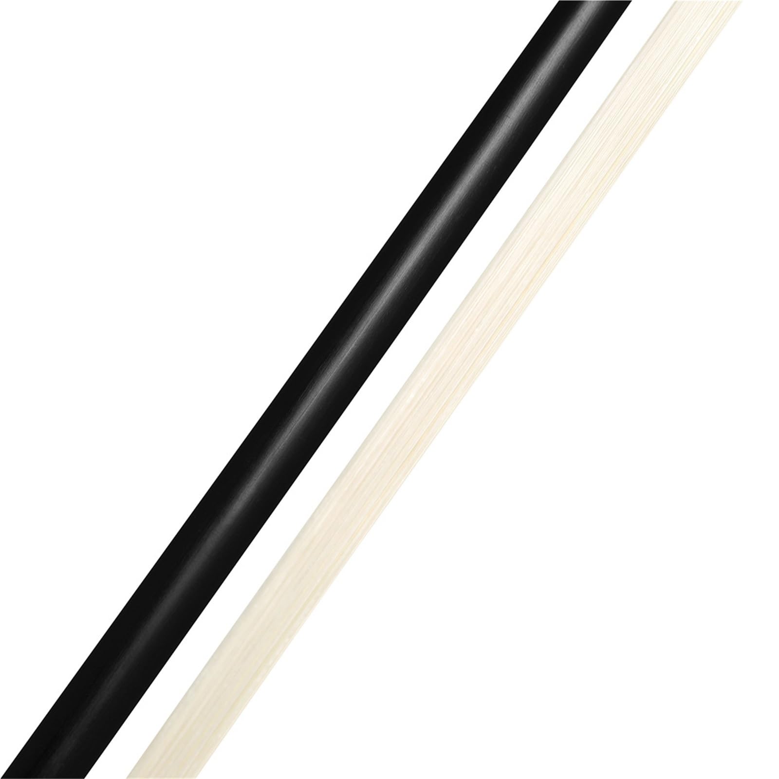 Arcos De Violín Para Principiantes Arco De Violín Vara Del Hecha Fibra Carbono Crin Caballo Y Tallado En Ébano(Violin bow)