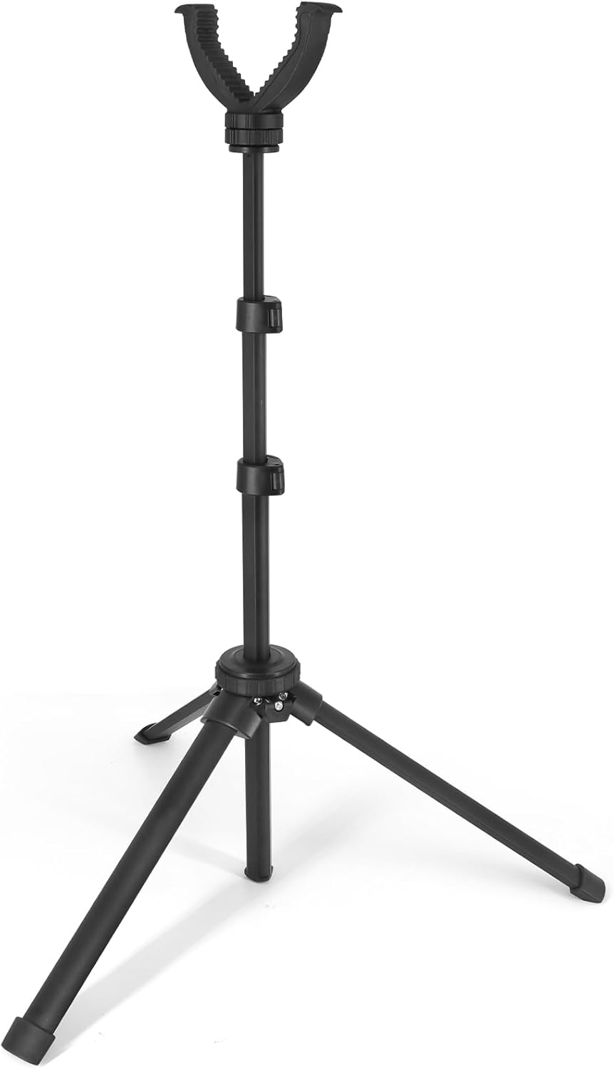 HUNTPAL Shooting Stick Gun Rest Rifle Shooting Tripod for Hunting Shooting