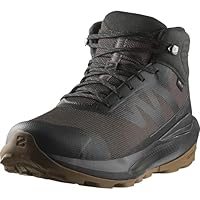 Salomon Men's Elixir Tour Mid Hiking Shoe, Phantom/Black/Asphalt, 9.5 US