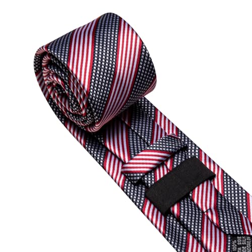 Image of Barry.Wang Man Tie Sets Skull Animal 63 inch Extra Long Necktie Silk Woven Handkerchief Cufflinks Festival Party Gift