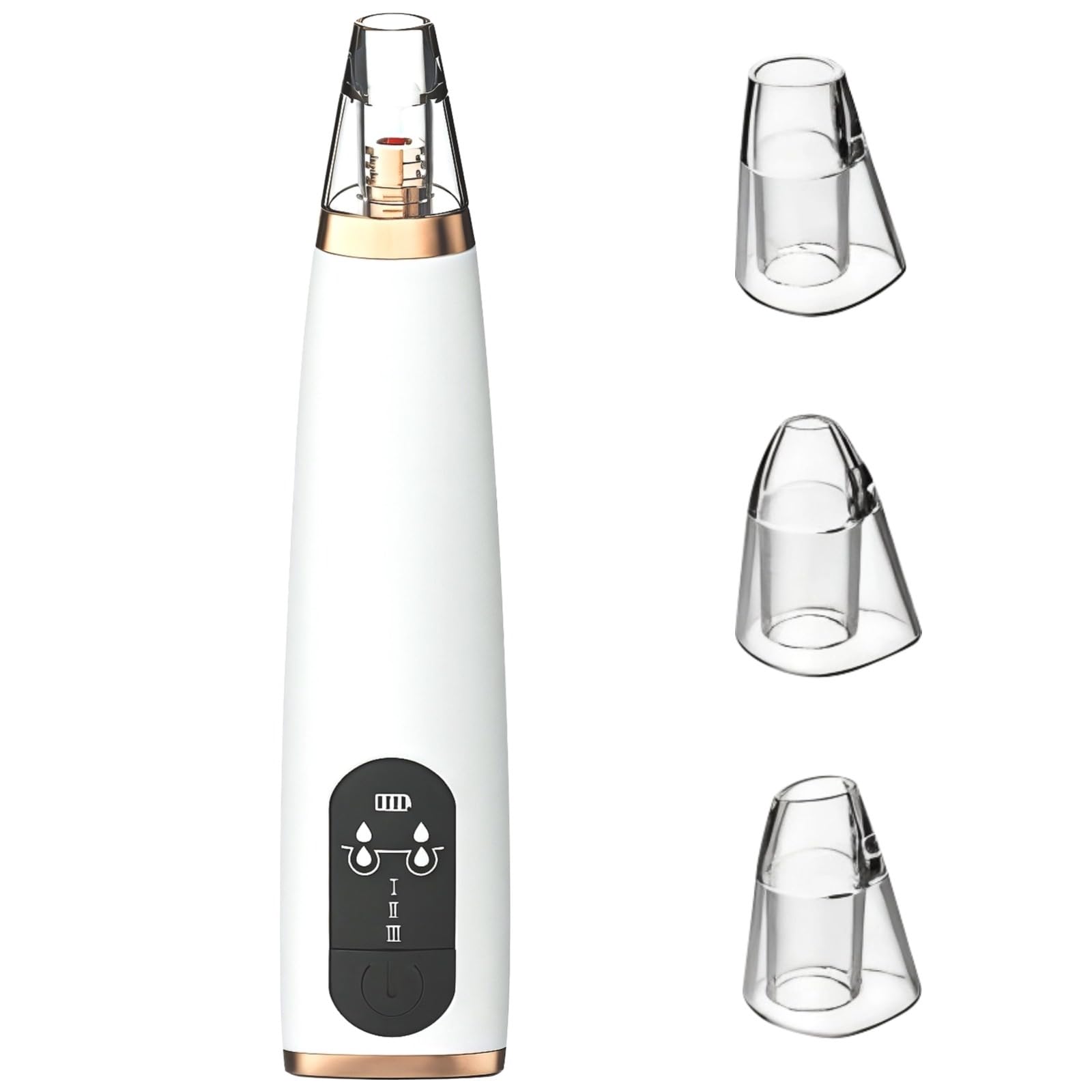 Blackhead Removal Vacuum, Pore Cleaner with 3 Suction Levels, Rechargeable Abs Device for Skincare