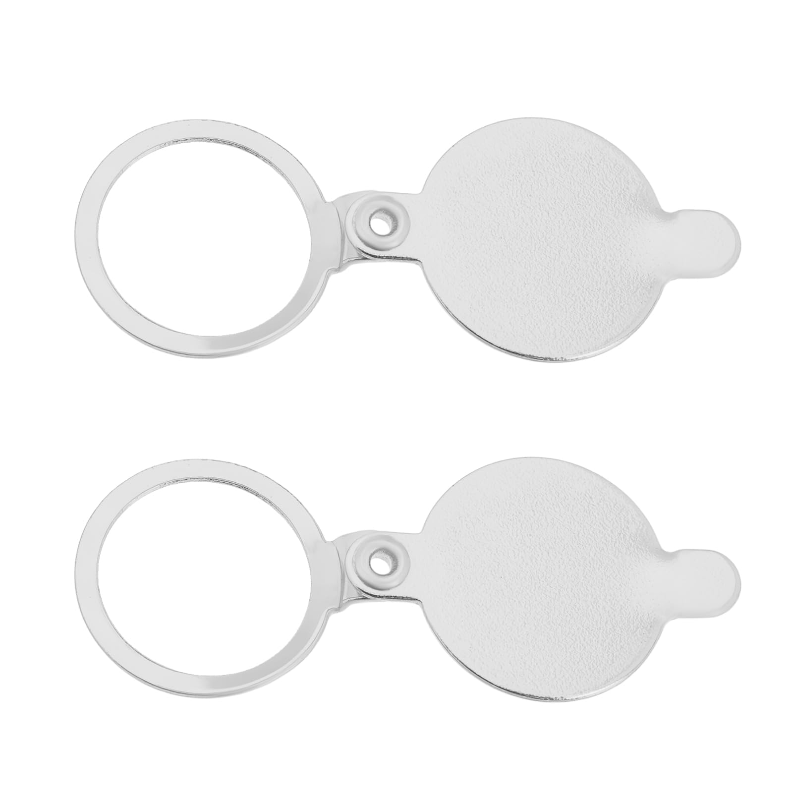 As Axis Spindleon Silver 2Pcs 16Mm Door Viewer Covers For House Hotel, Chrome Metal