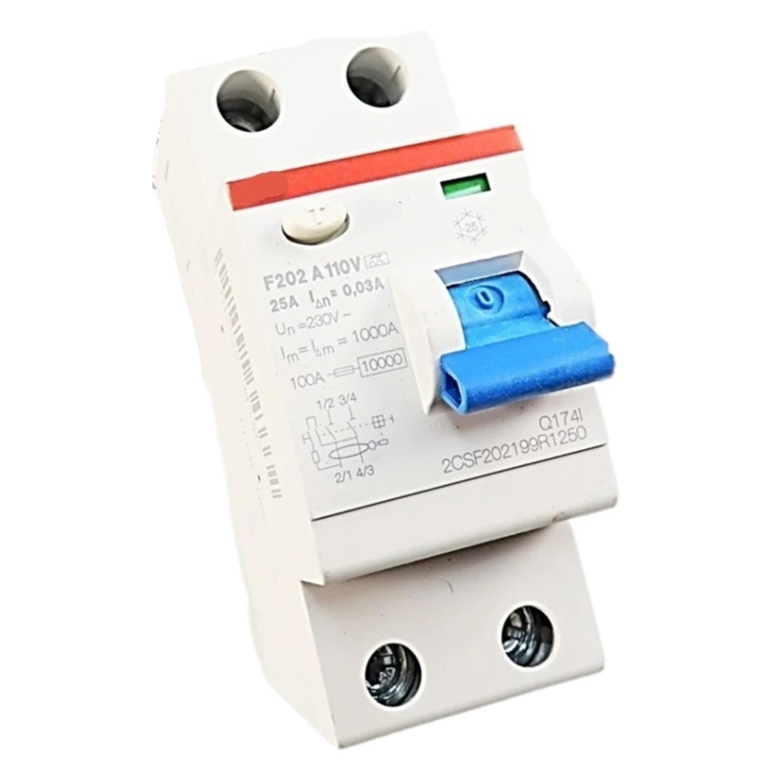 Disjoncteur de Courant F200-2P résout les déclenchements intempestifs interrupteur F202 A