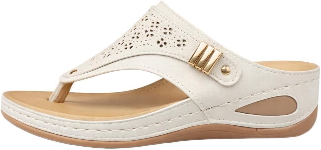 Orthopedic Sandals for Plantar Fasciitis - Arch Support Heel Cup Sandals for Women