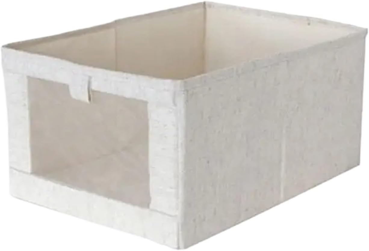 3Pcs For Bedroom Wardrobe Organization Home Pants Storage Box Clothes Organizers Of Cabinets And Drawers Fabric Foldable Boxes